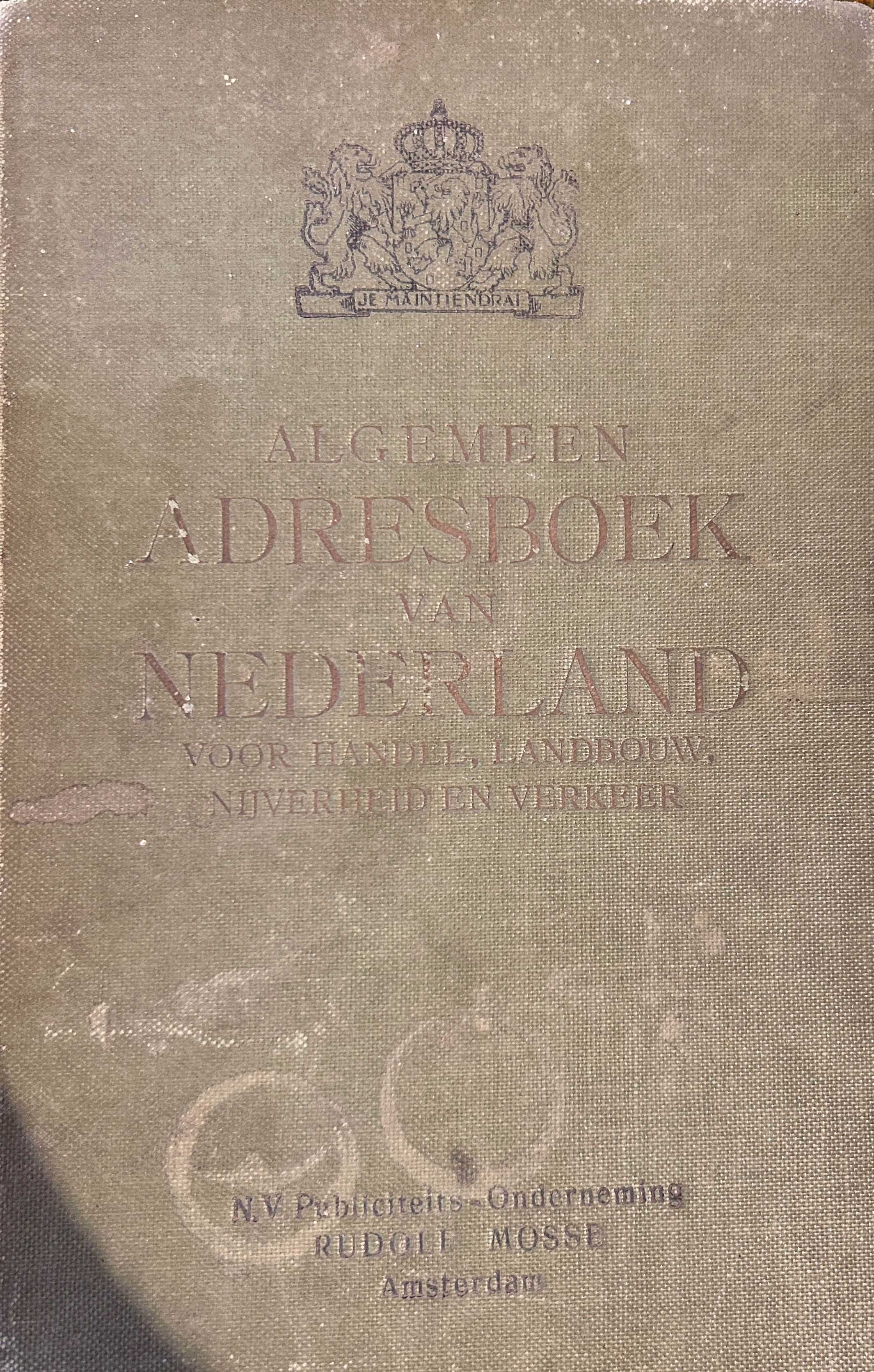 Cover of Algemeen adresboek van Nederland