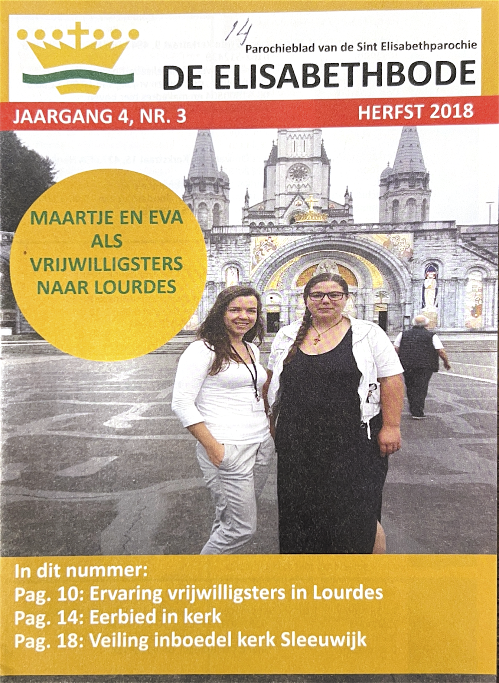 Cover of De Elizabethbode herfst 2018