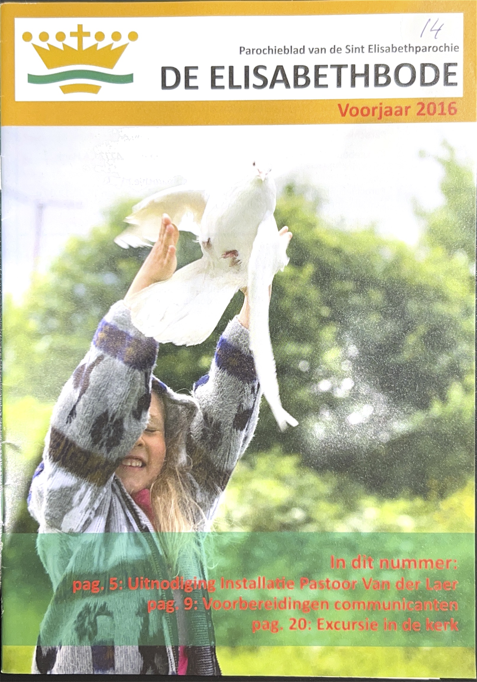 Cover of De Elizabethbode voorjaar 2016