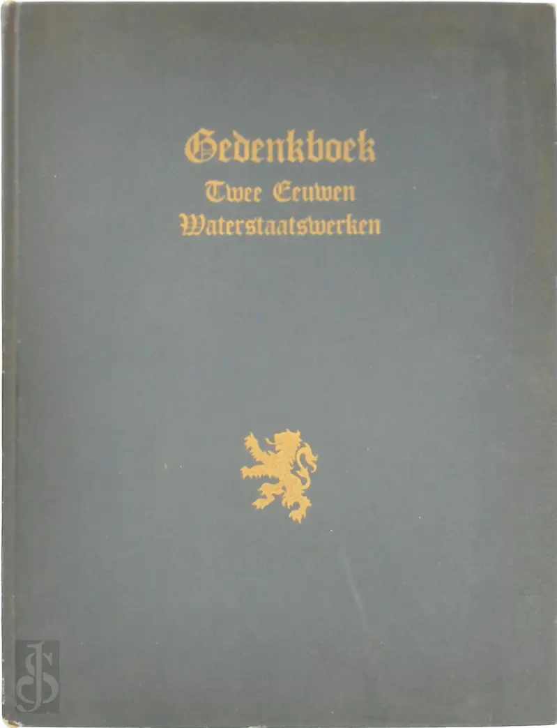 Cover of Gedenkboek twee eeuwen waterstaatswerken