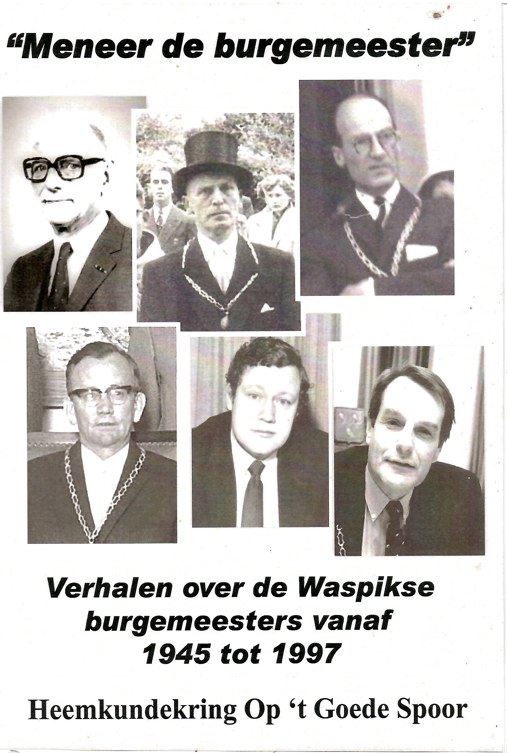 Cover of "Meneer de burgemeester"