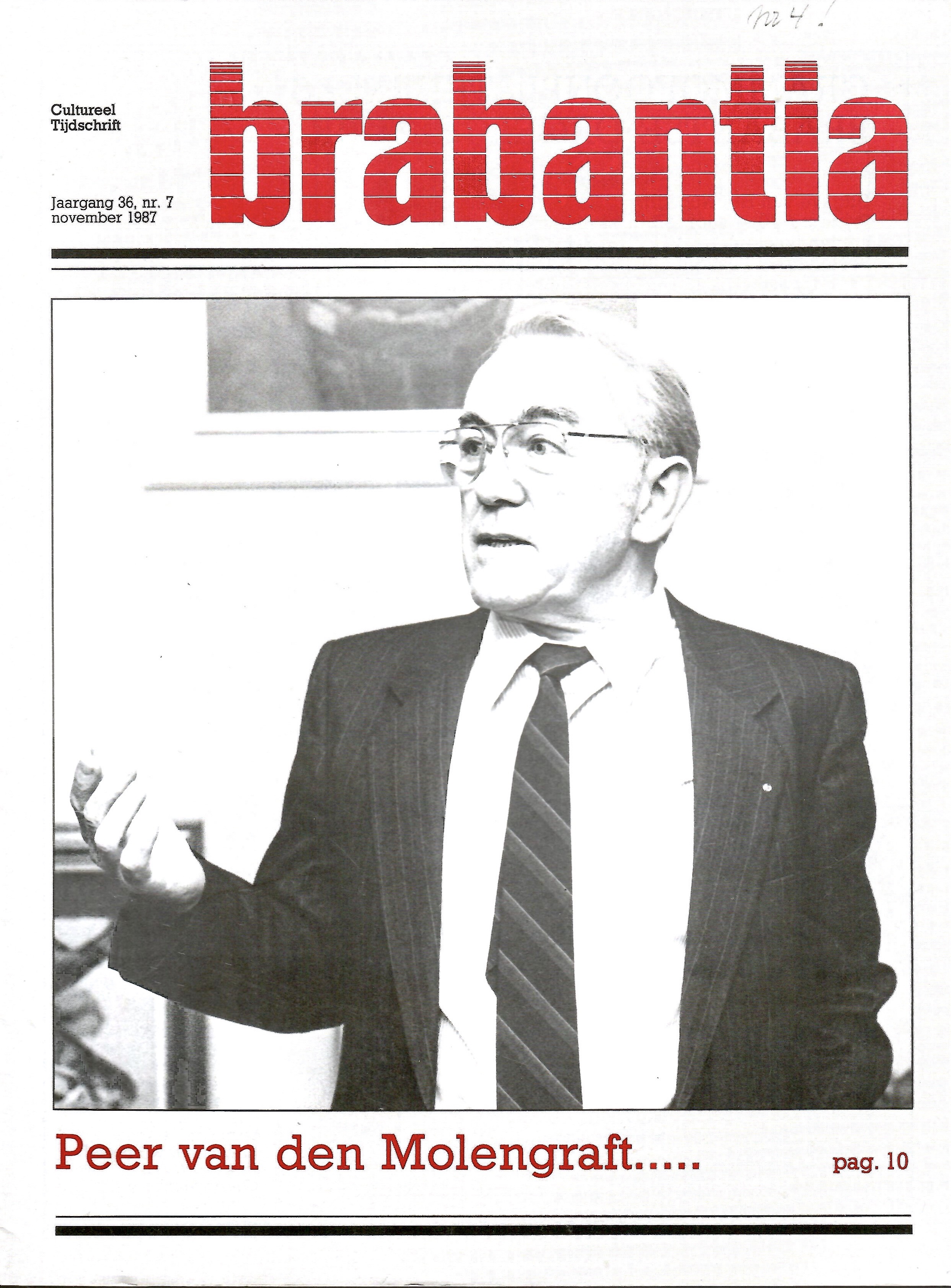 Cover of Brabantia november 1987