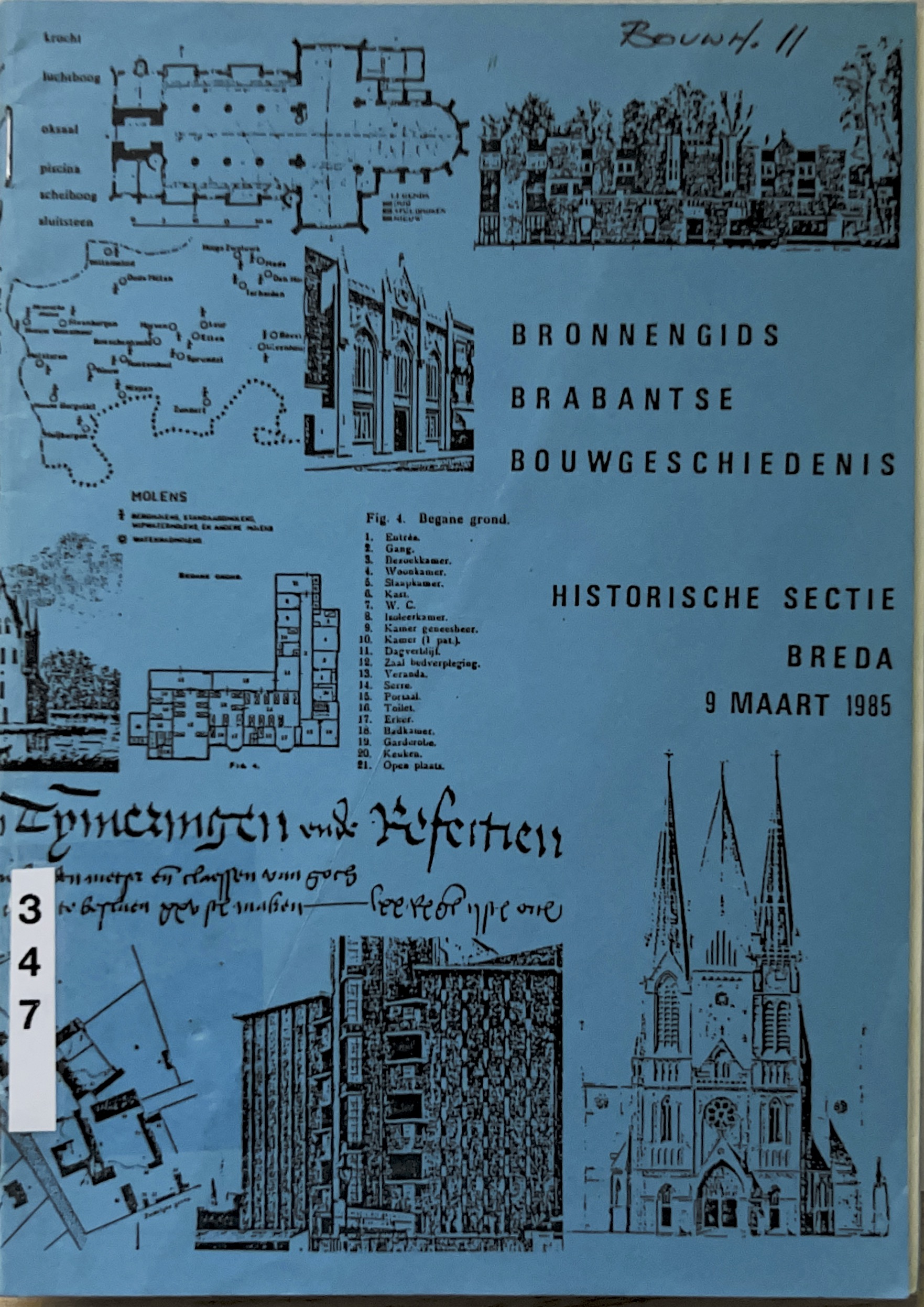 Cover of Bronnengids Brabantse bouwgeschiedenis