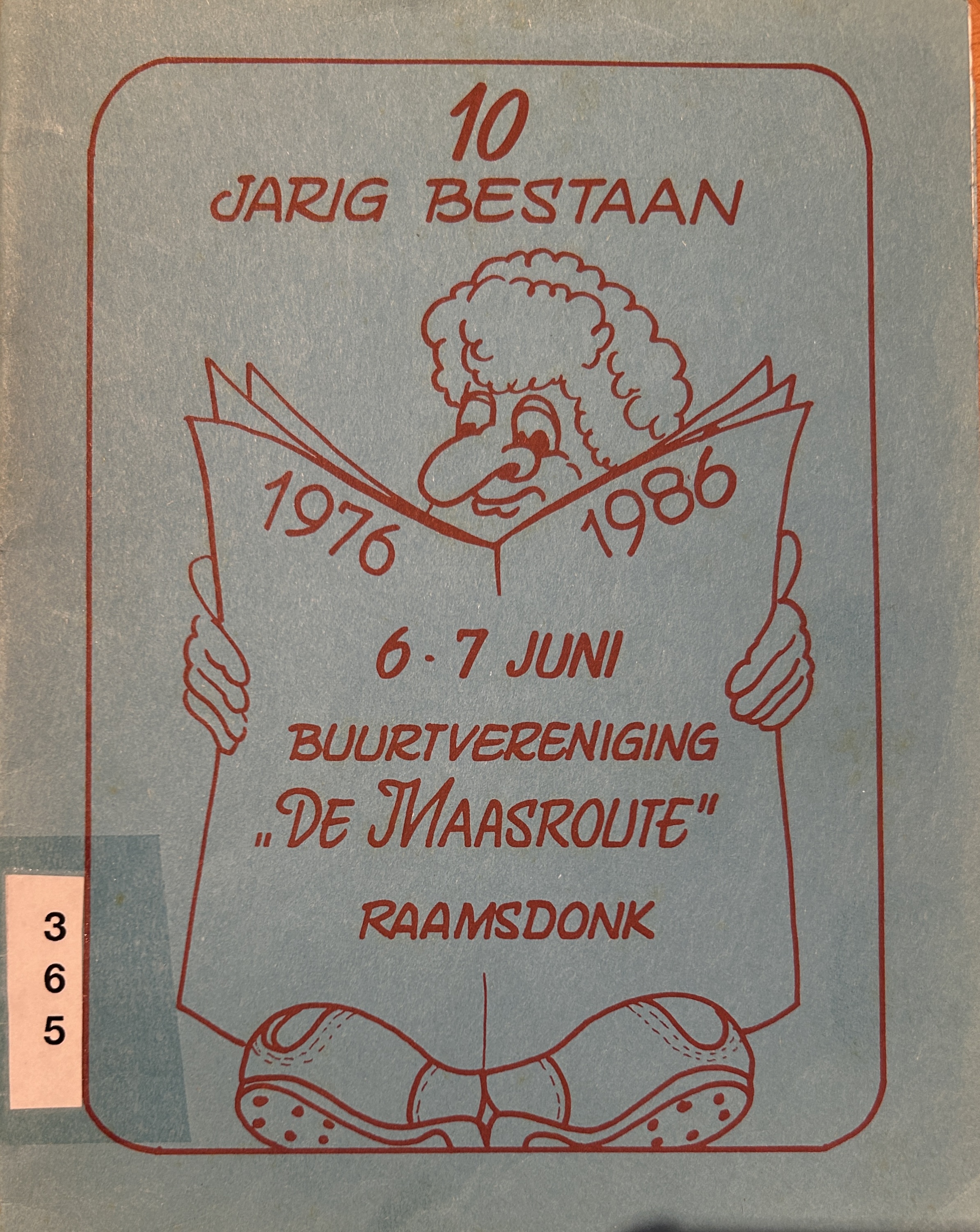 Cover of 10 Jarig bestaan buurtvereniging "De Maasroute" Raamsdonk