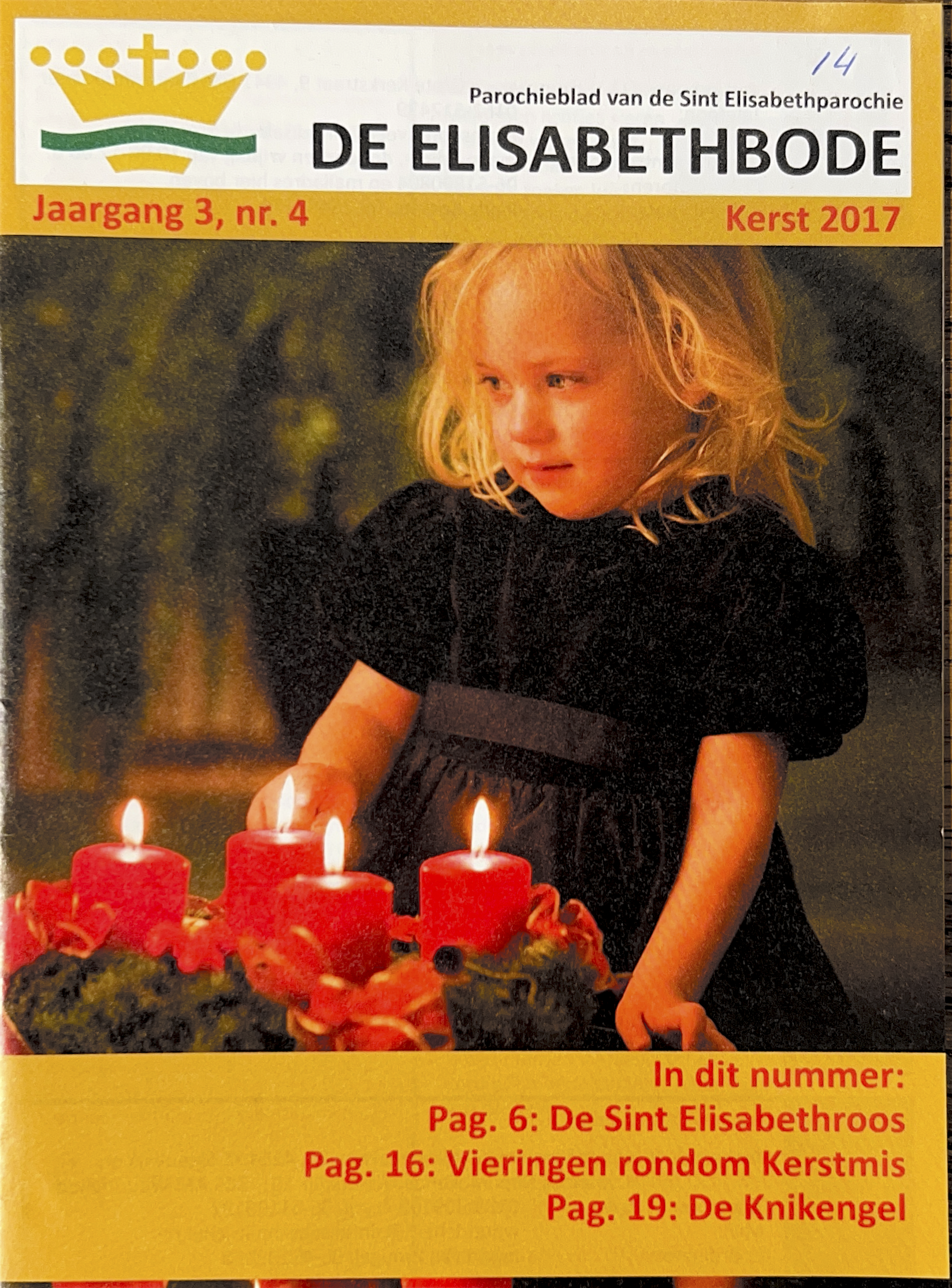 Cover of De Elizabethbode kerst 2017