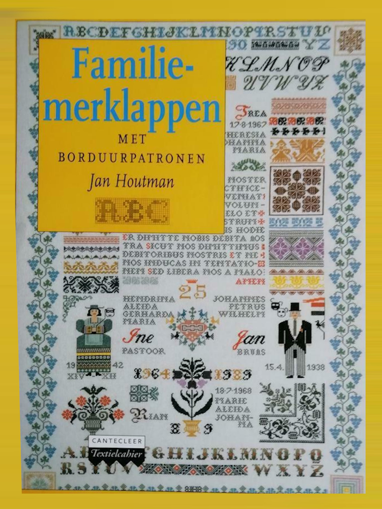 Cover of Familiemerklappen met borduurpatronen