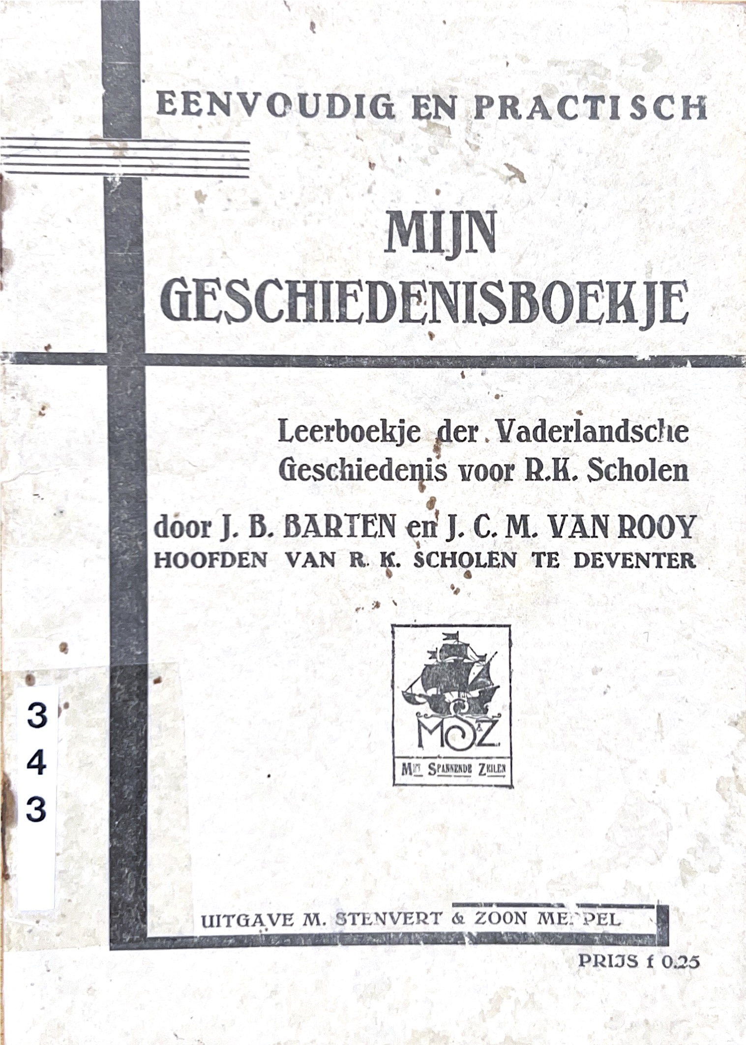 Cover of Mijn geschiedenisboekje