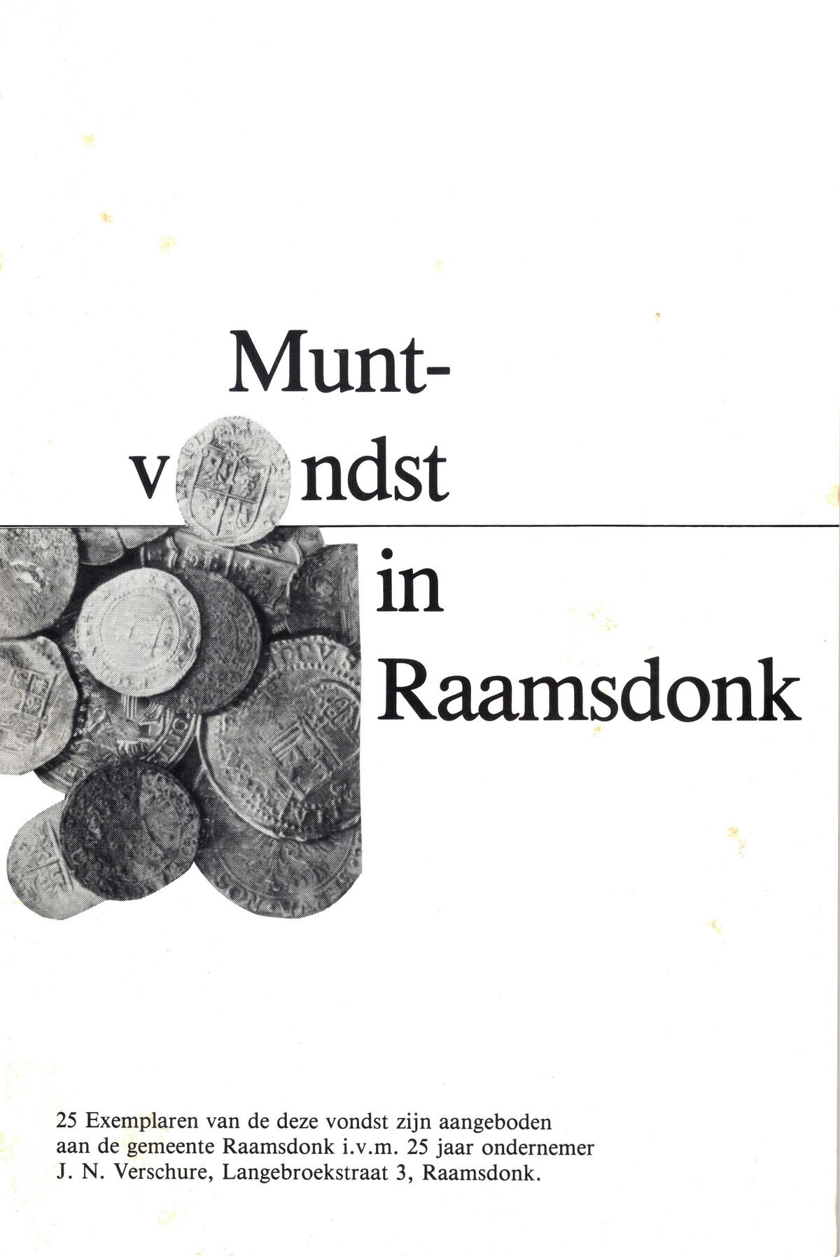 Cover of Muntvondst in Raamsdonk