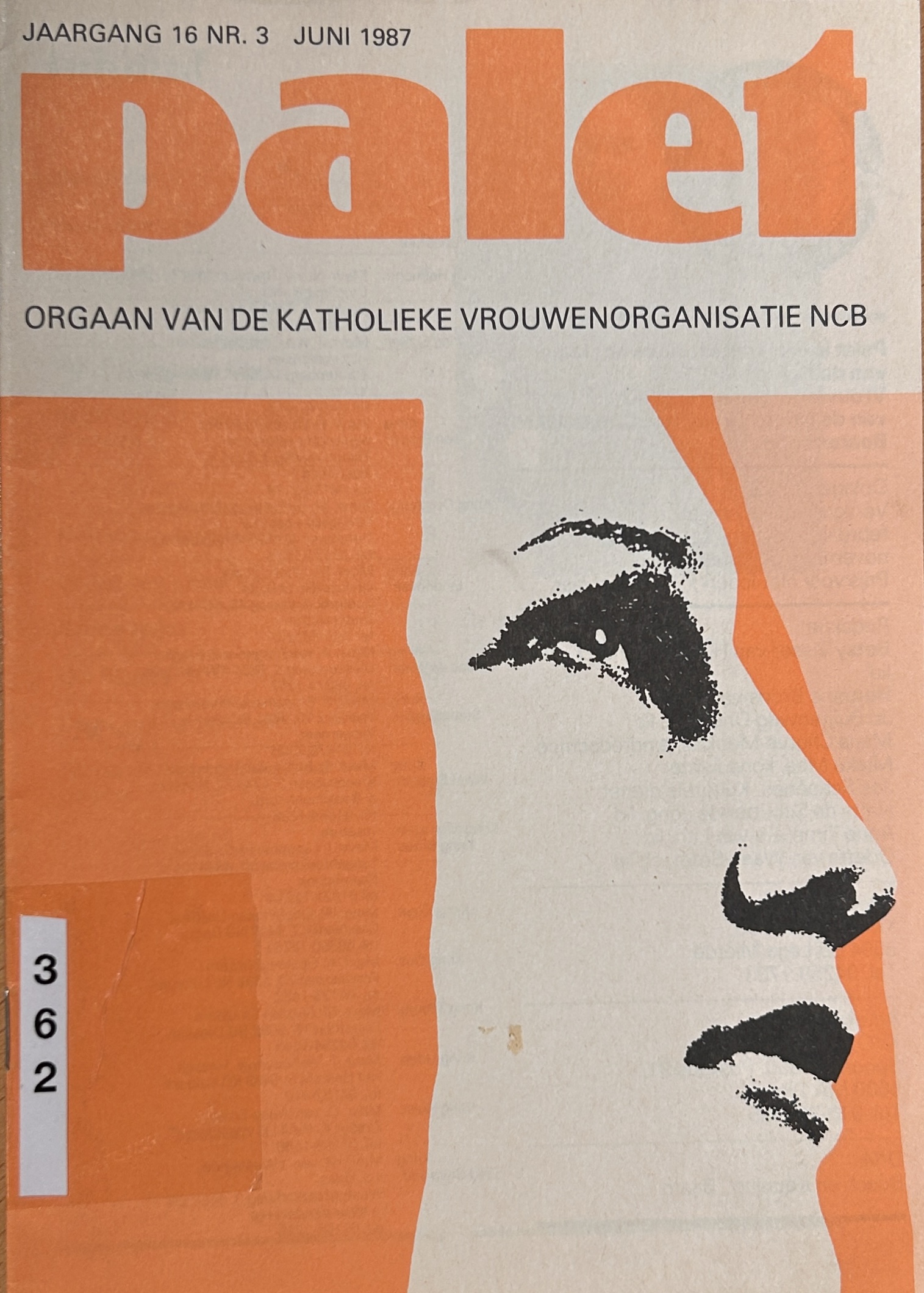 Cover of Palet orgaan van de katholieke vrouwenorganisatie NCB